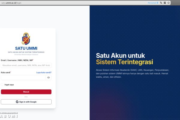 Inovasi Kampus: Tim IT UMMI Sukses Kembangkan Sistem SSO ‘SATU UMMI’